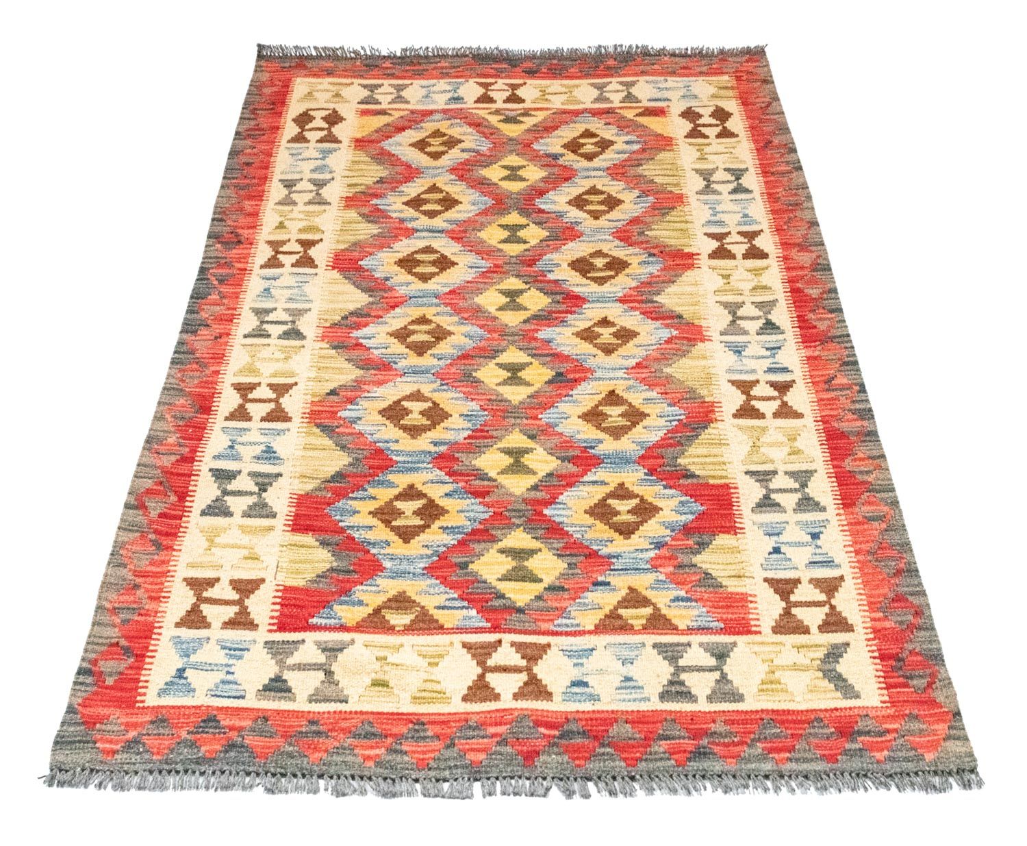 Tapis Kelim - Oriental - 145 x 103 cm - orange