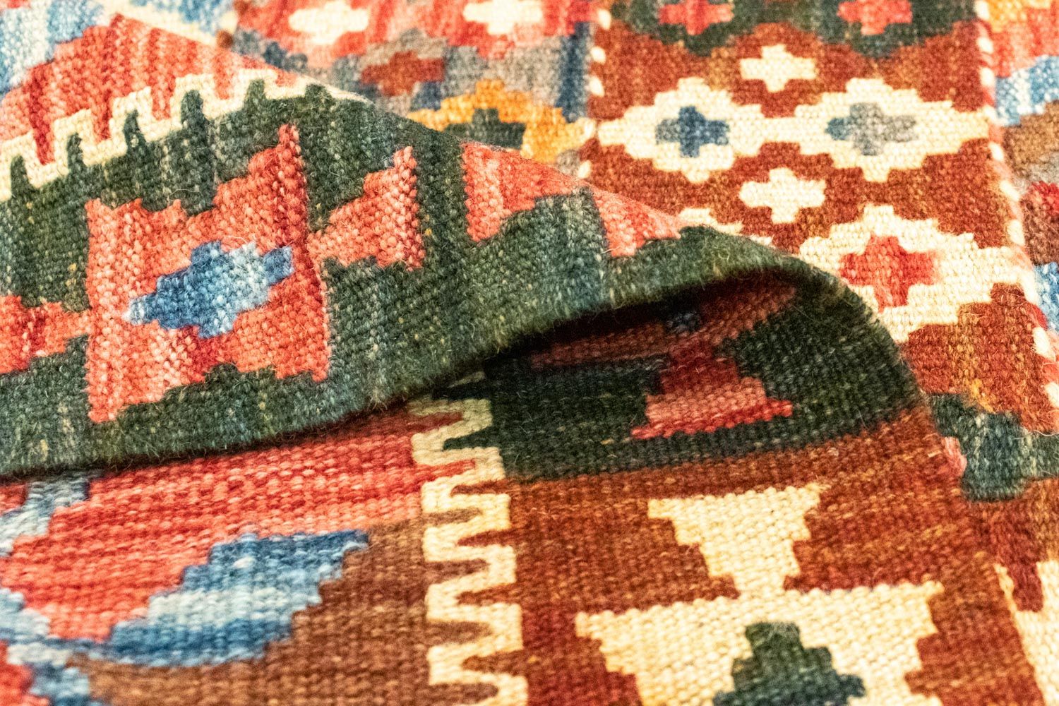 Tapis Kelim - Oriental - 159 x 103 cm - multicolore