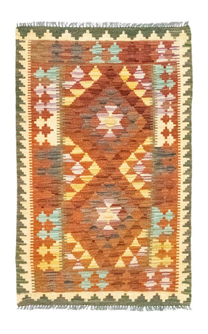 Tapis Kelim - Oriental - 121 x 73 cm - orange