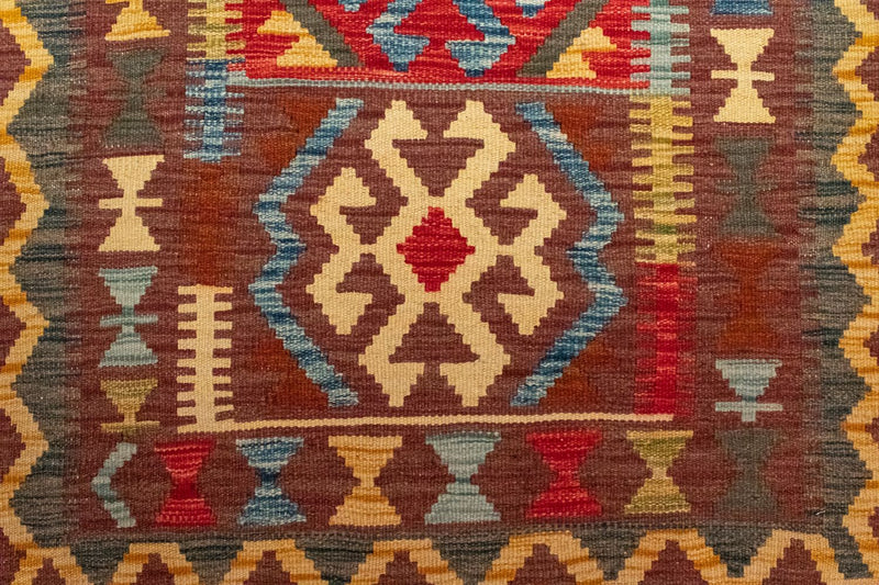 Tapis Kelim - Oriental - 125 x 86 cm - marron