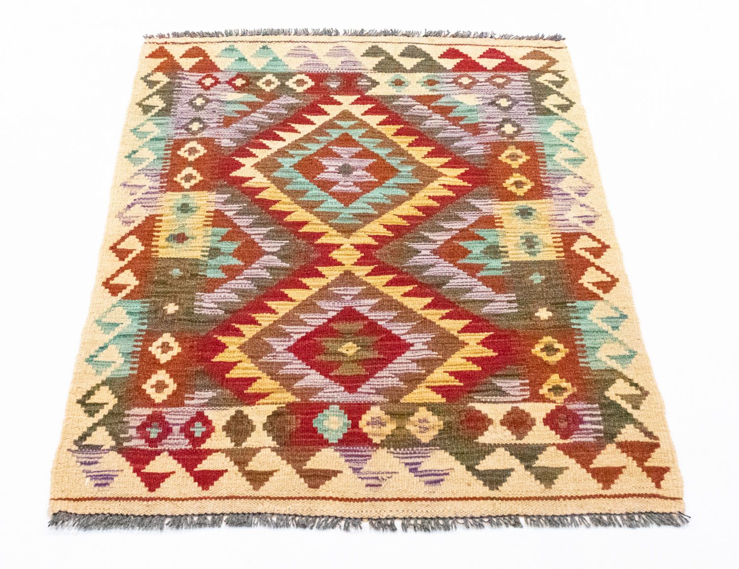 Tapis Kelim - Oriental - 109 x 80 cm - multicolore