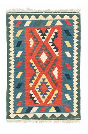 Tapis Kelim - Oriental - 122 x 83 cm - orange