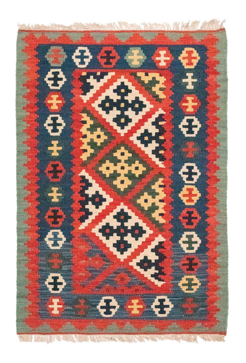 Tapis Kelim - Oriental - 129 x 87 cm - multicolore