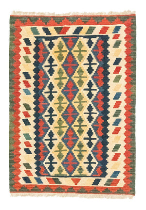 Tapis Kelim - Oriental - 123 x 86 cm - orange