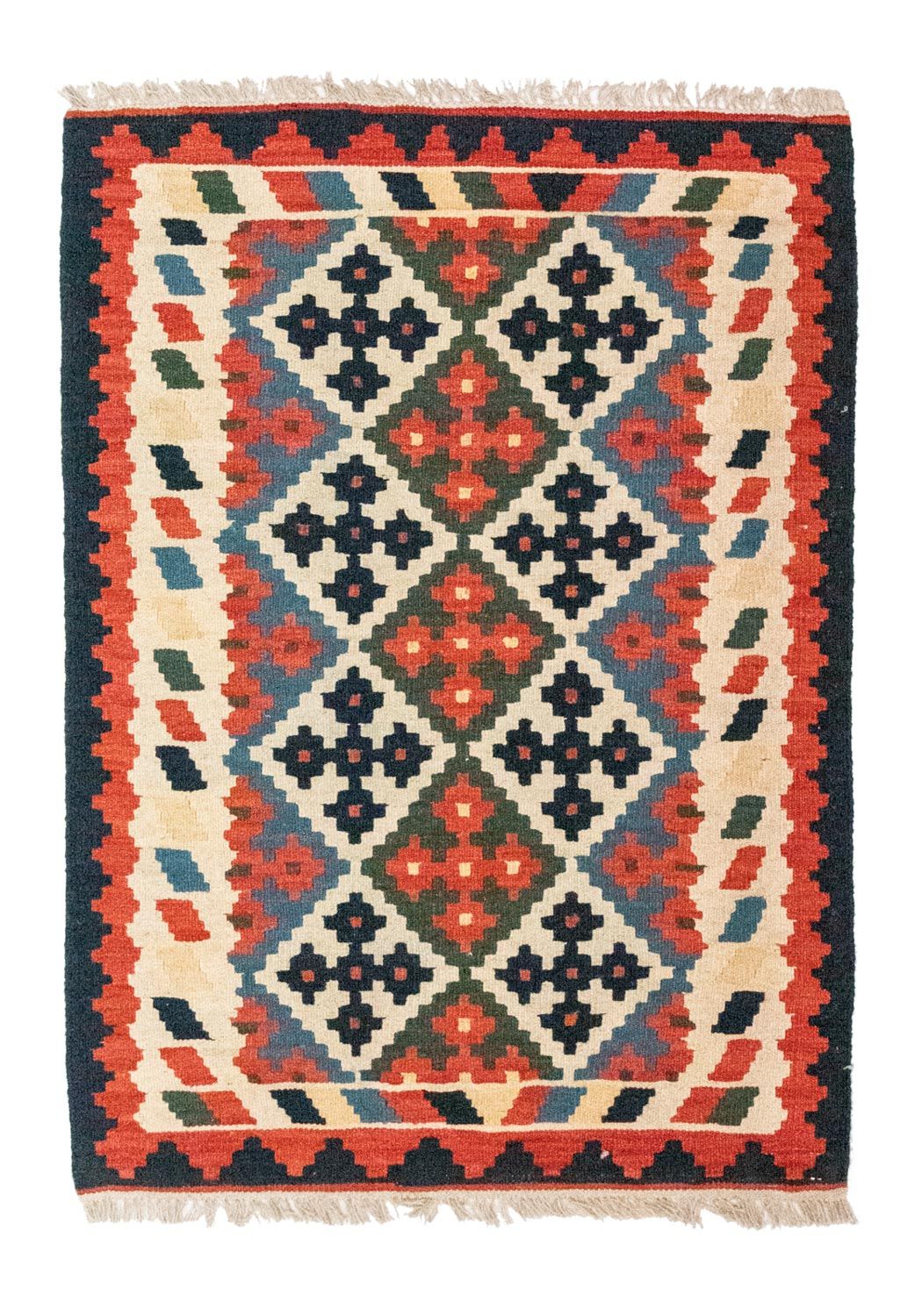 Tapis Kelim - Oriental - 120 x 85 cm - beige