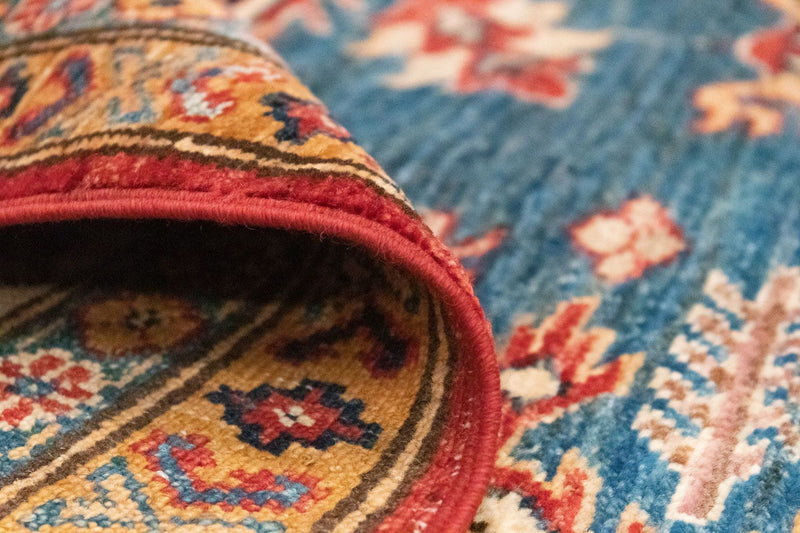 Tapis Ziegler - Kazak - 292 x 206 cm - bleu