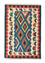 Tapis Kelim - Oriental - 121 x 80 cm - bleu