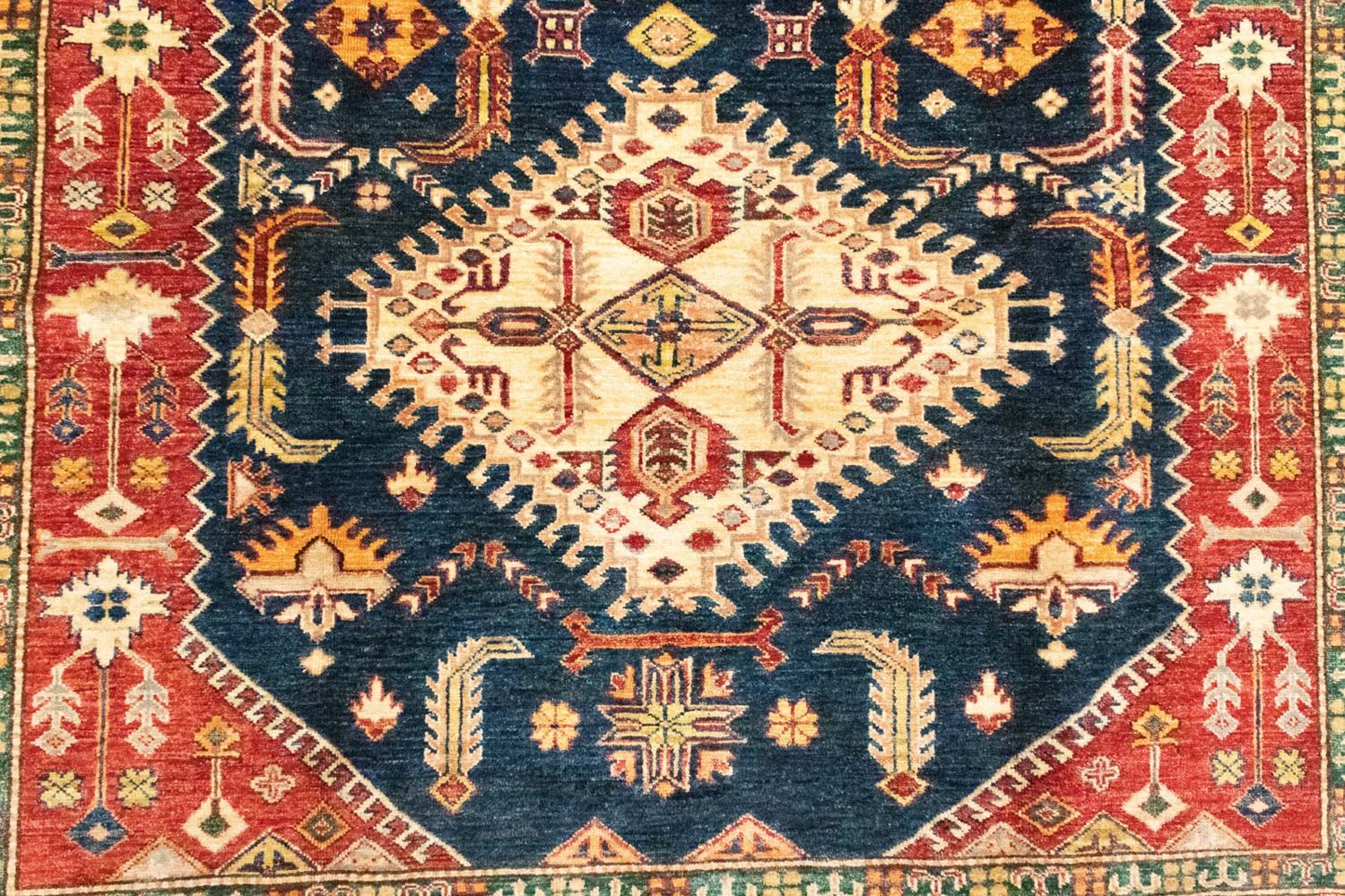 Tapis Ziegler - Kazak - 297 x 207 cm - bleu