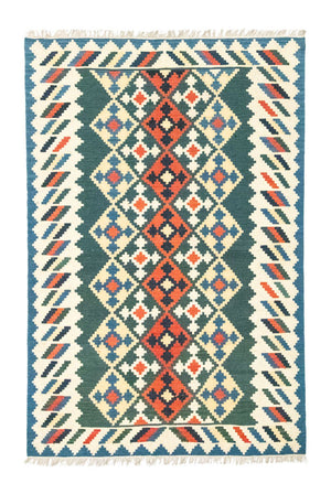 Tapis Kelim - Oriental - 250 x 165 cm - bleu