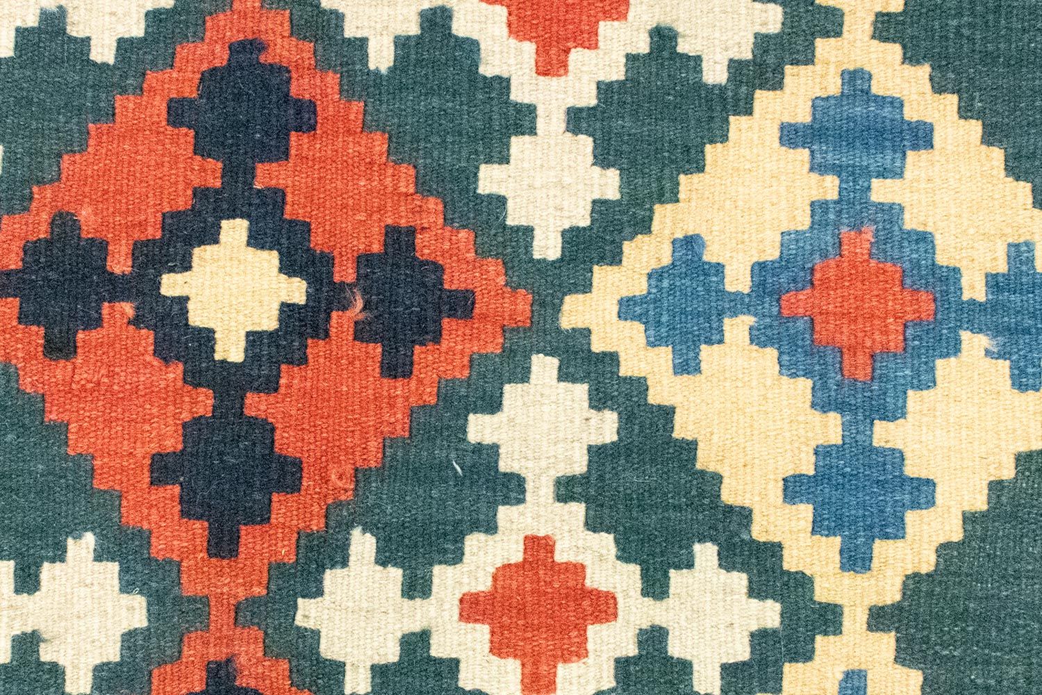 Tapis Kelim - Oriental - 250 x 165 cm - bleu