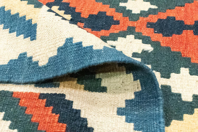 Tapis Kelim - Oriental - 250 x 165 cm - bleu