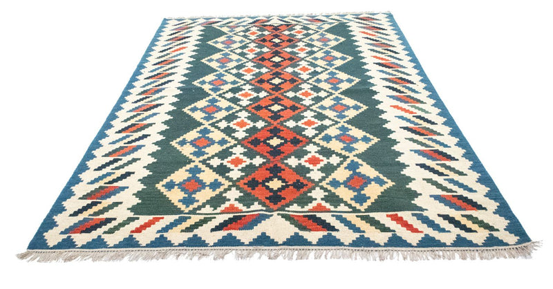 Tapis Kelim - Oriental - 250 x 165 cm - bleu