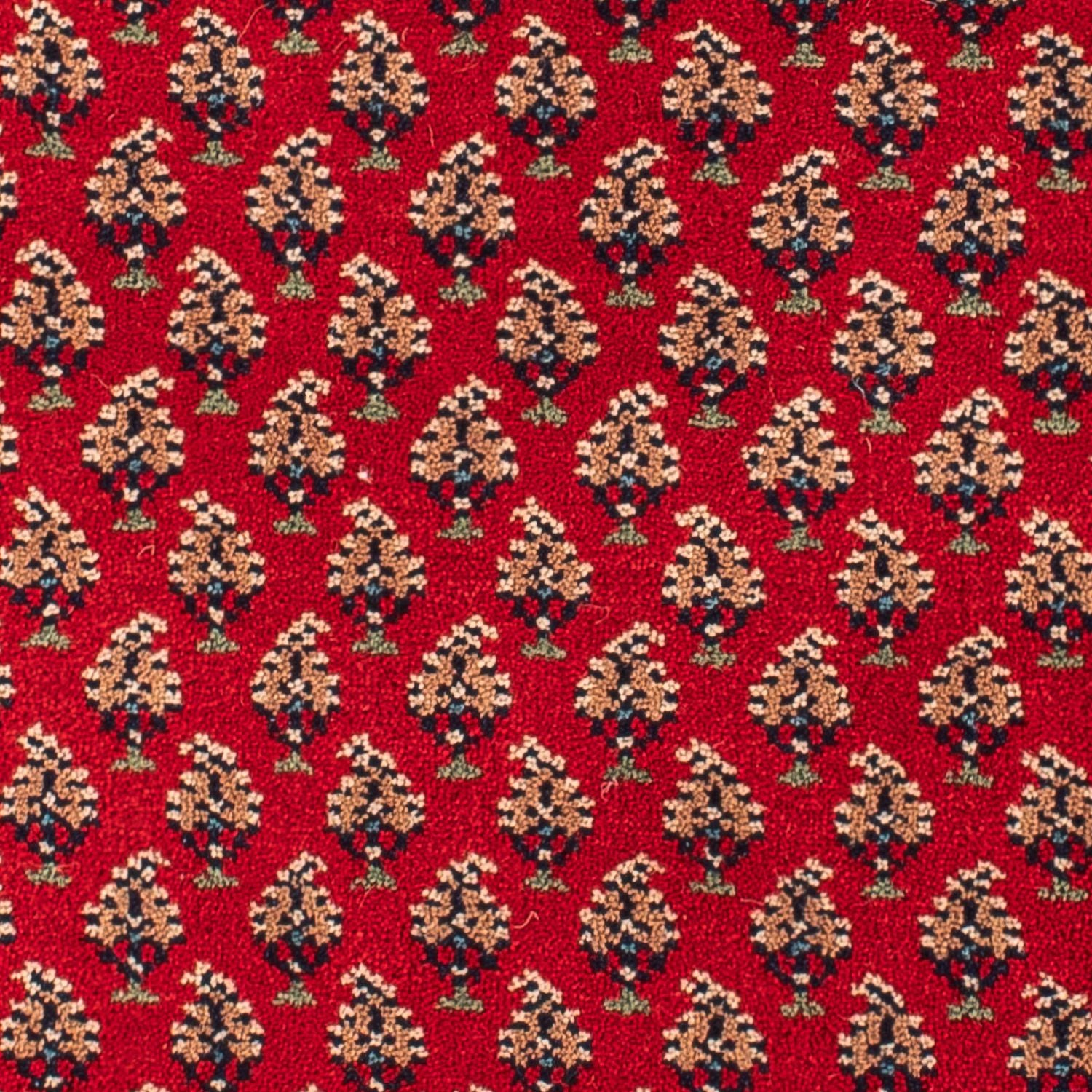 Tapis oriental - Mir - Indus - 90 x 60 cm - rouge foncé