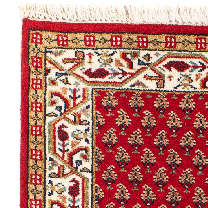 Tapis oriental - Mir - Indus - 90 x 60 cm - rouge foncé
