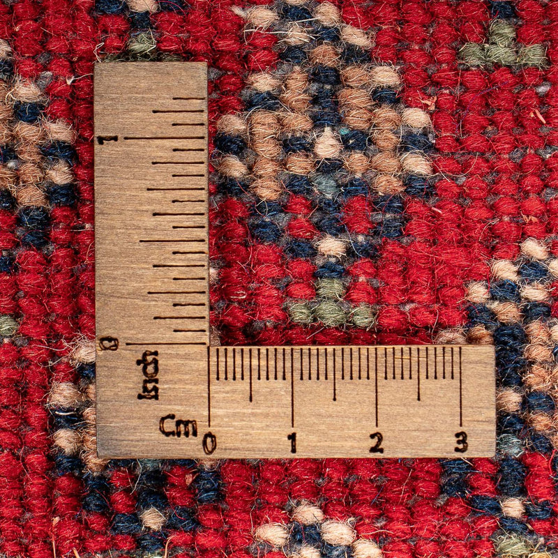 Tapis oriental - Mir - Indus - 90 x 60 cm - rouge foncé
