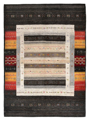 Tapis Gabbeh - Loribaft Indus - 241 x 175 cm - multicolore