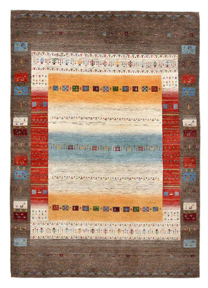 Tapis Gabbeh - Loribaft Indus - 203 x 146 cm - multicolore