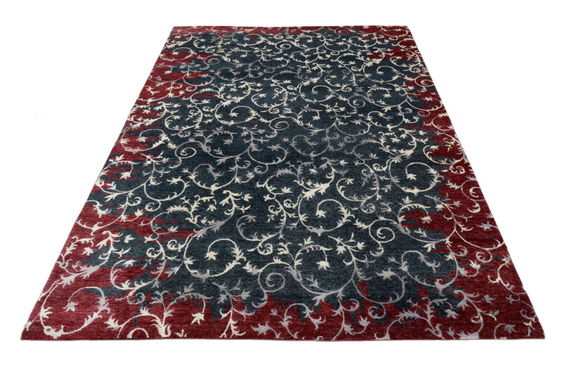 Tapis design - 242 x 171 cm - gris foncé