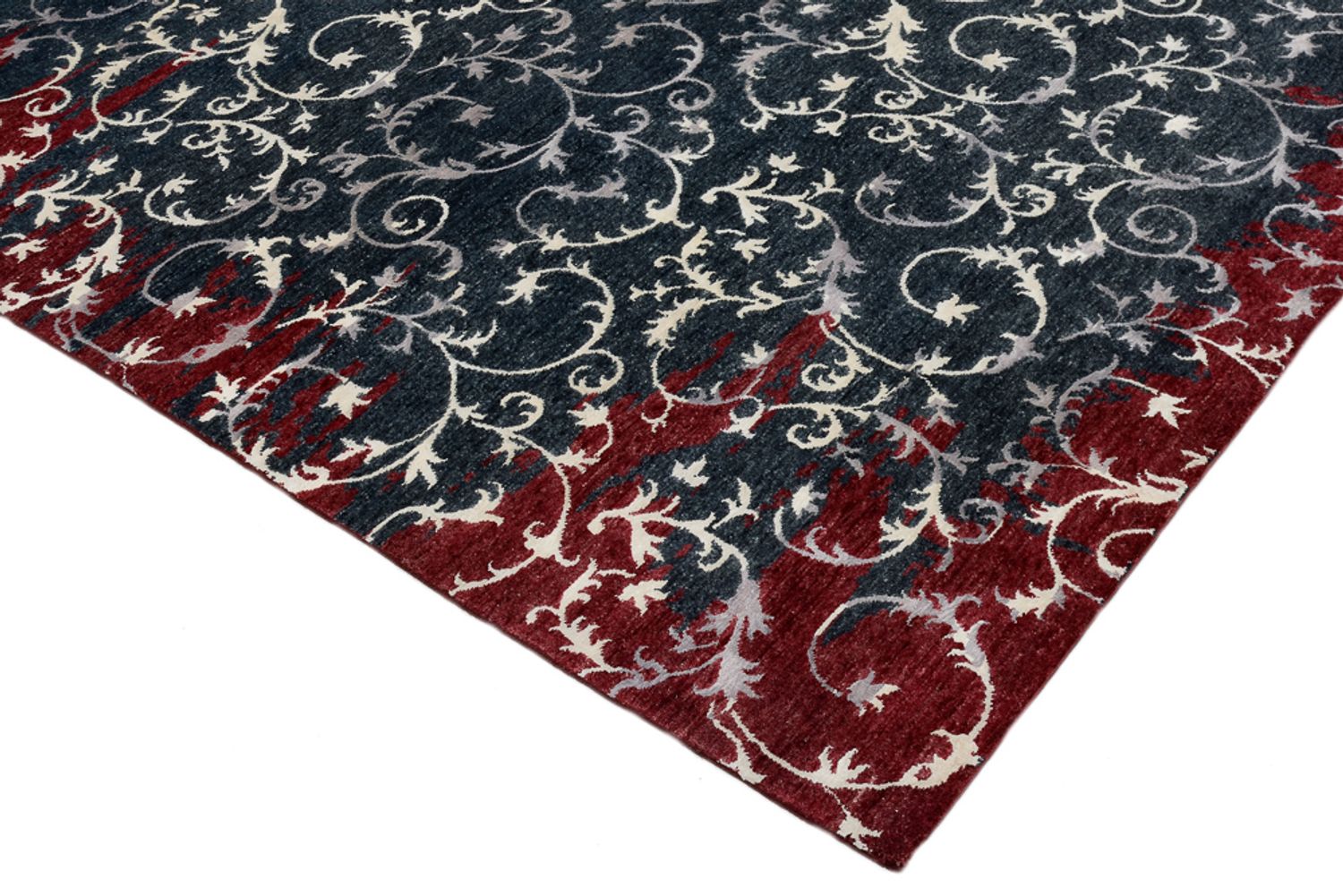 Tapis design - 242 x 171 cm - gris foncé