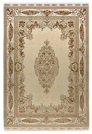 Tapis oriental - Tabriz - 304 x 209 cm - crème