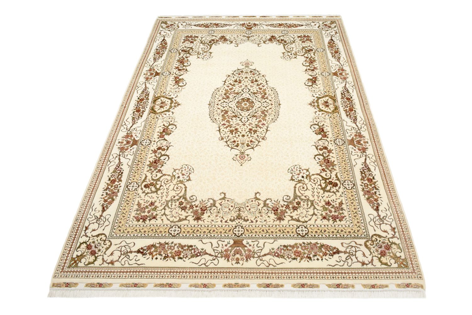 Tapis oriental - Tabriz - 304 x 209 cm - crème