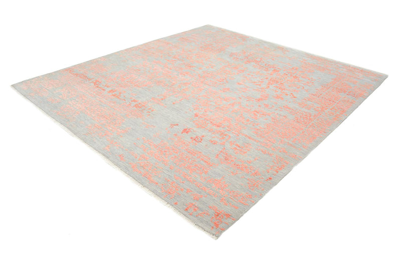 Tapis design carré  - 257 x 249 cm - orange