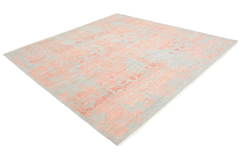 Tapis design carré  - 257 x 249 cm - orange