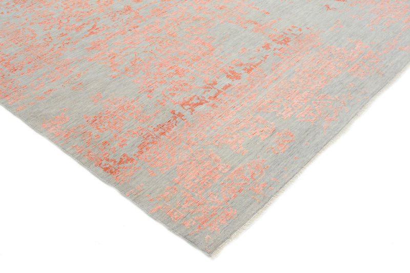 Tapis design carré  - 257 x 249 cm - orange