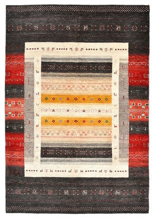 Tapis Gabbeh - Loribaft Indus - 240 x 166 cm - multicolore