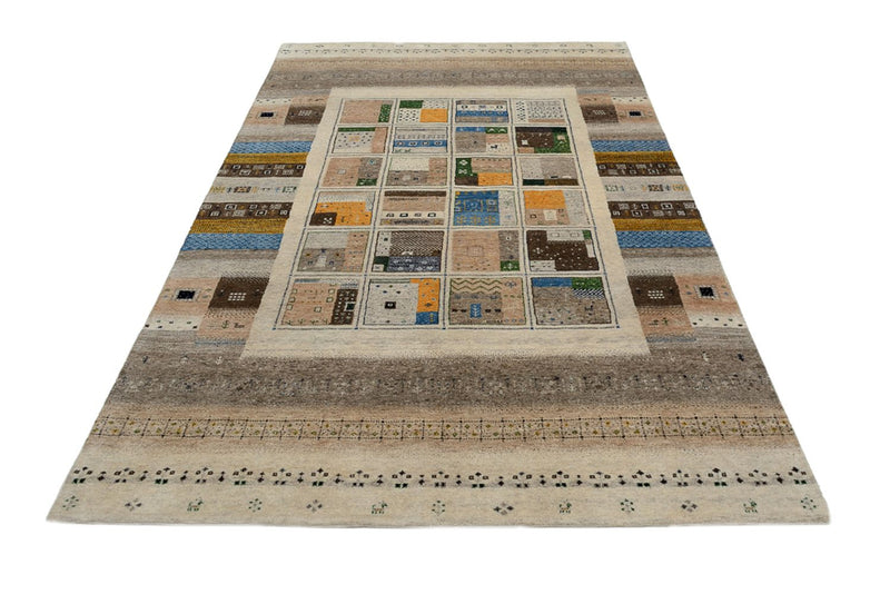 Tapis Gabbeh - Loribaft Indus - 248 x 166 cm - multicolore