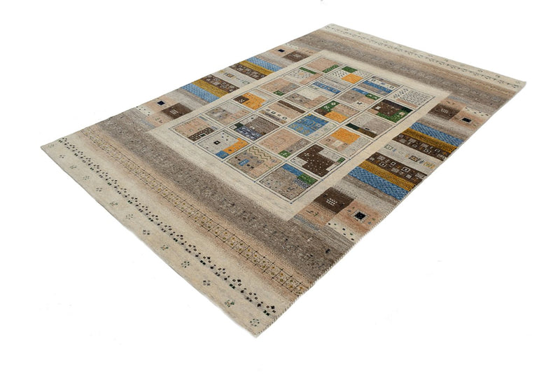 Tapis Gabbeh - Loribaft Indus - 248 x 166 cm - multicolore