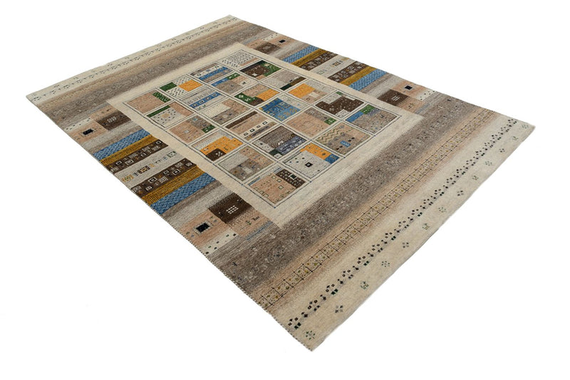 Tapis Gabbeh - Loribaft Indus - 248 x 166 cm - multicolore