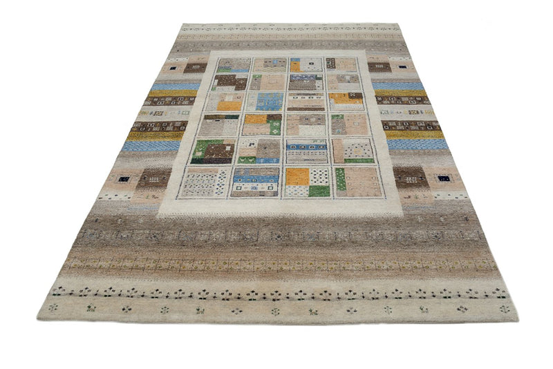 Tapis Gabbeh - Loribaft Indus - 248 x 166 cm - multicolore