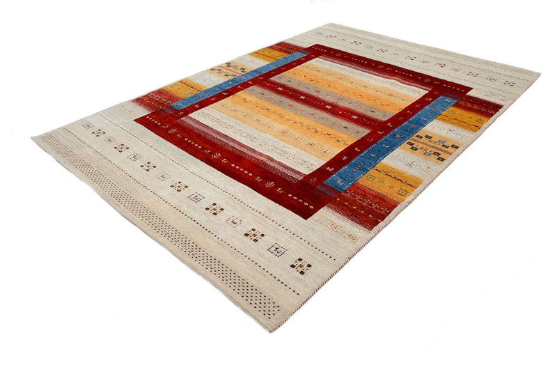 Tapis Gabbeh - Loribaft Indus - 298 x 207 cm - multicolore