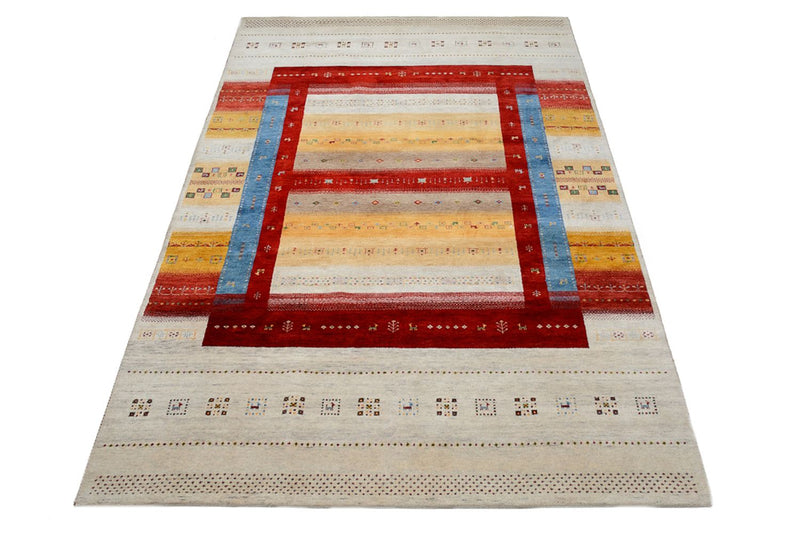 Tapis Gabbeh - Loribaft Indus - 298 x 207 cm - multicolore