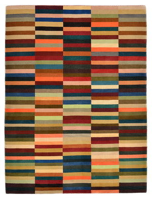 Tapis design - 201 x 153 cm - multicolore