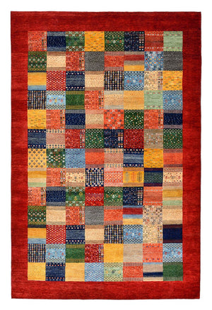 Tapis Gabbeh - Loribaft Indus - 302 x 200 cm - multicolore