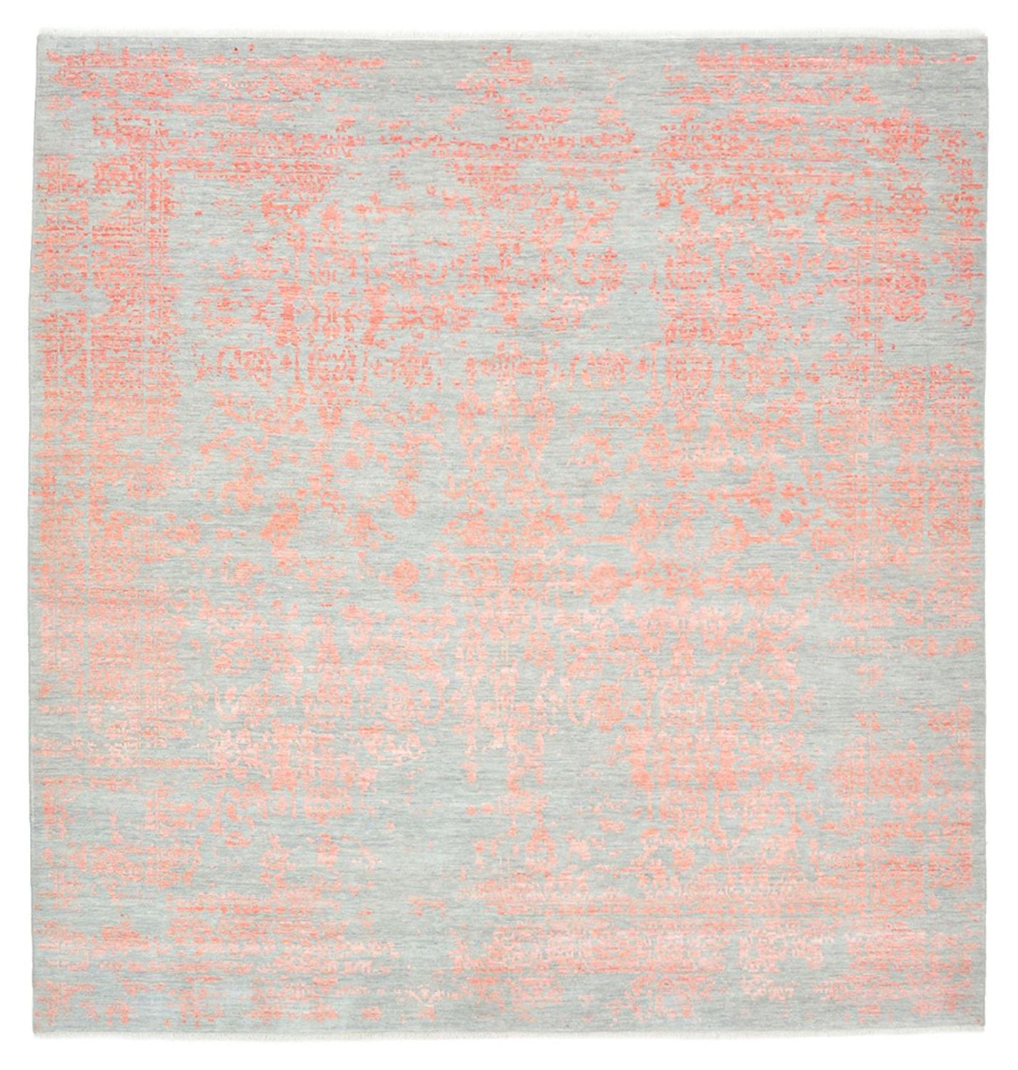Designer Teppich quadratisch  - 255 x 248 cm - orange