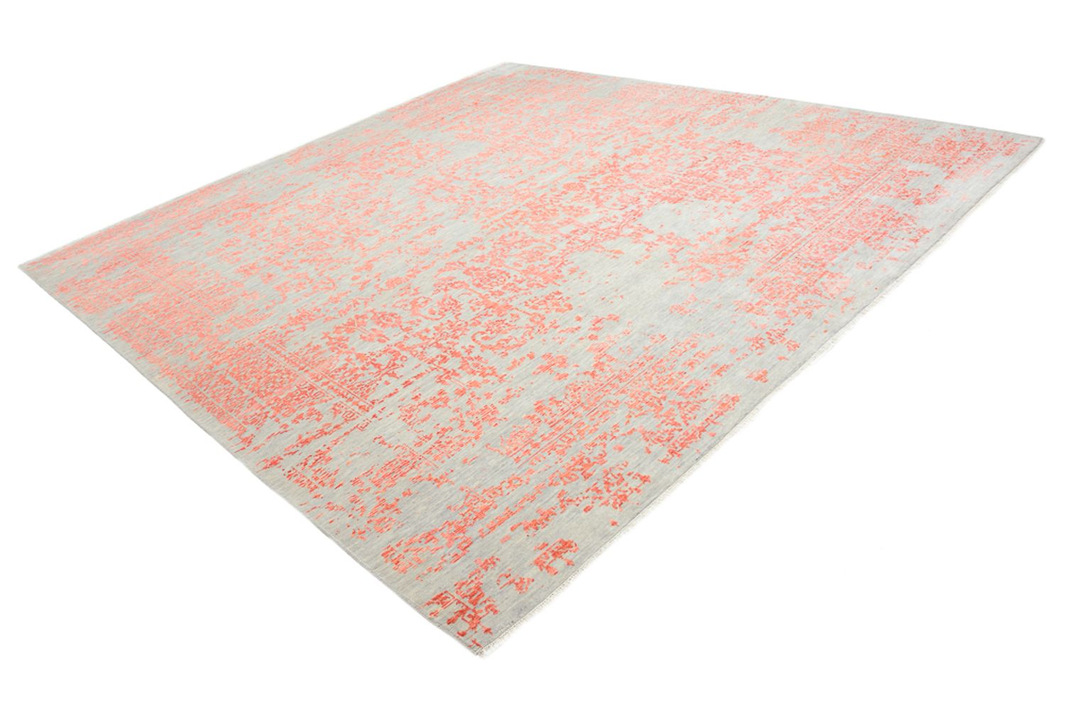 Designer Teppich quadratisch  - 255 x 248 cm - orange