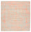 Designer Teppich quadratisch  - 251 x 251 cm - orange