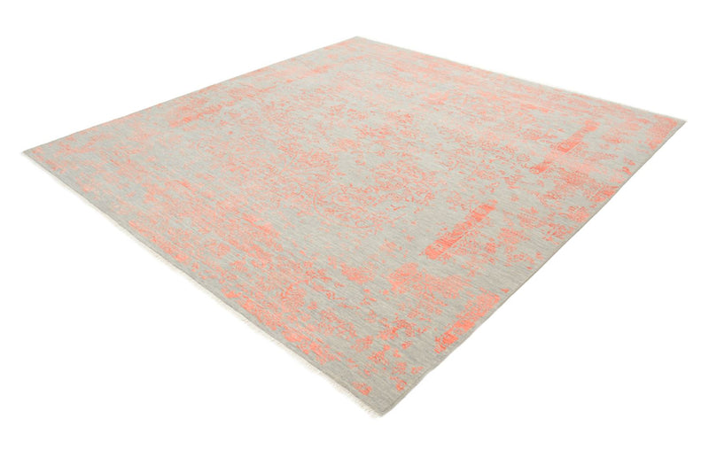 Designer Teppich quadratisch  - 251 x 251 cm - orange