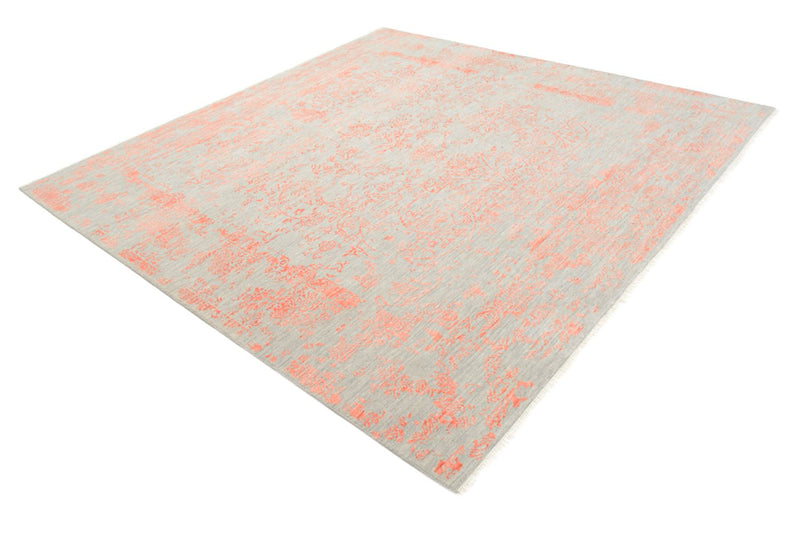 Designer Teppich quadratisch  - 251 x 251 cm - orange
