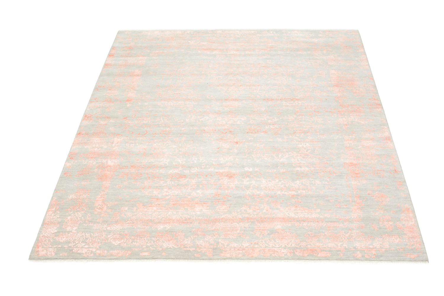 Designer Teppich quadratisch  - 304 x 303 cm - orange