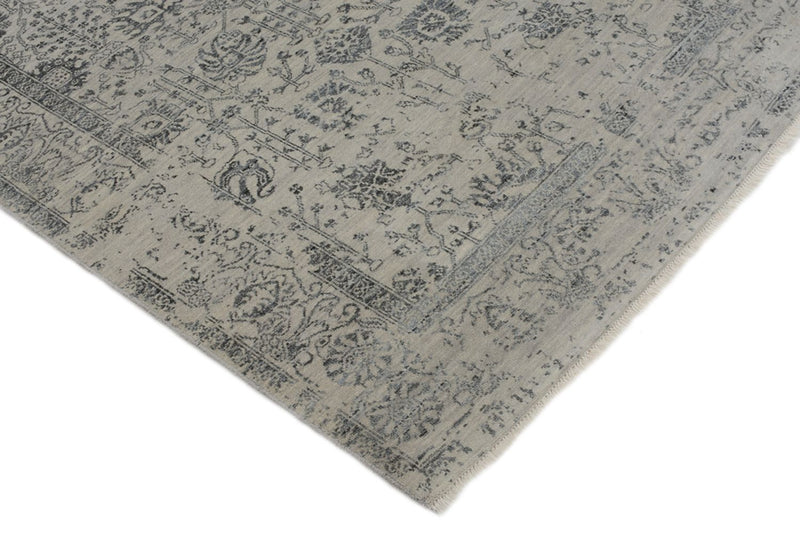 Tapis design - 186 x 124 cm - gris clair