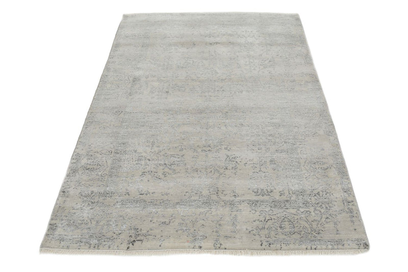 Tapis design - 186 x 124 cm - gris clair