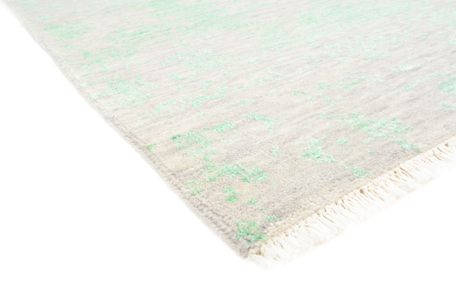 Designer Teppich - 244 x 171 cm - hellgrün