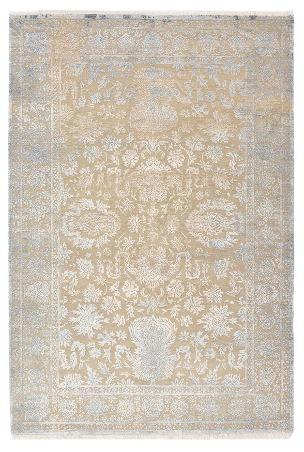 Designer Teppich - 243 x 166 cm - hellbeige