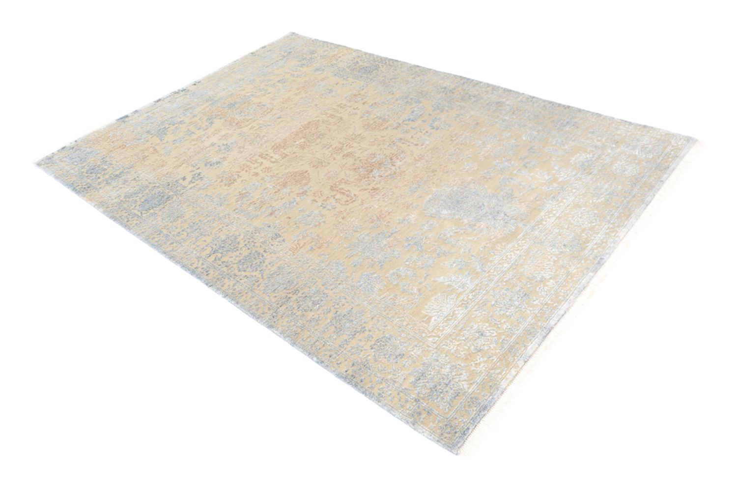 Designer Teppich - 243 x 166 cm - hellbeige