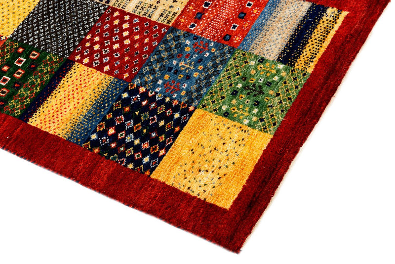Tapis Gabbeh - Loribaft Indus - 89 x 64 cm - multicolore
