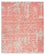 Designer Teppich - 297 x 245 cm - hellrot